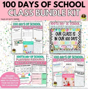 100 Days of School: Classroom Bundle Kit