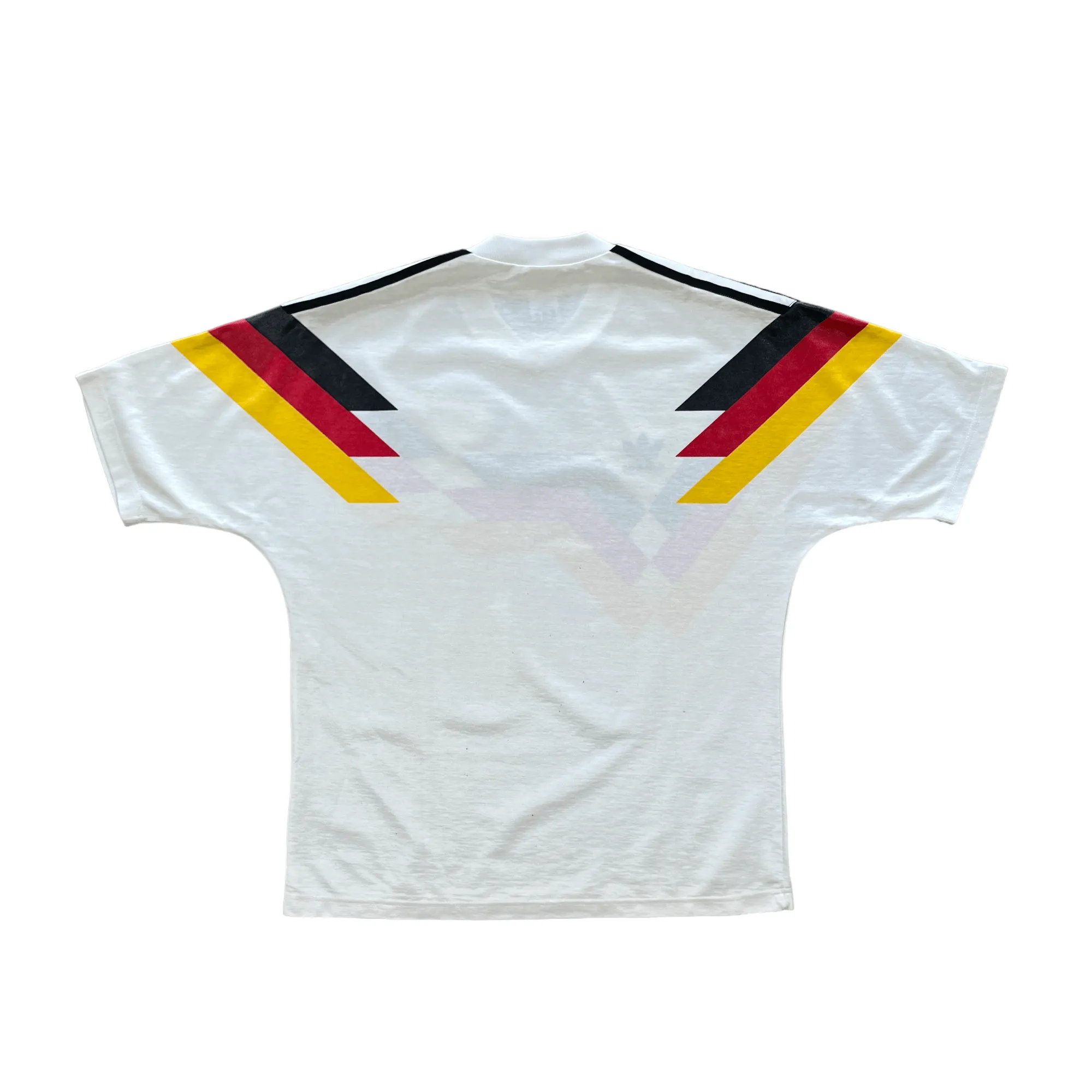 1988-91 White Adidas West Germany Home Shirt - Medium