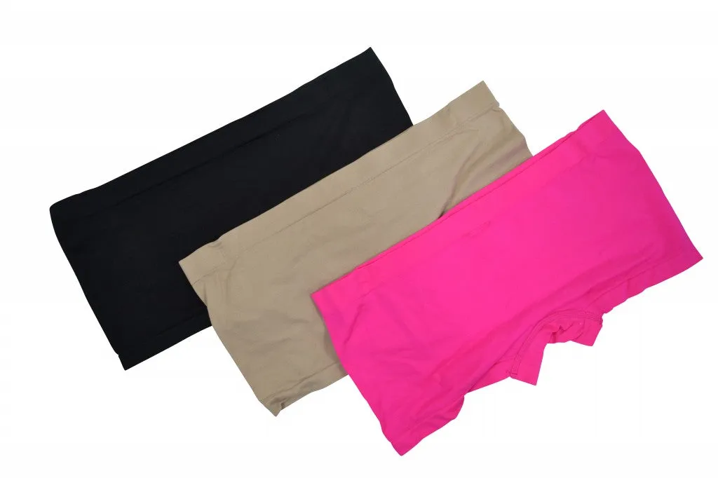 3pk Smooth Slinky Boyshorts - Assorted