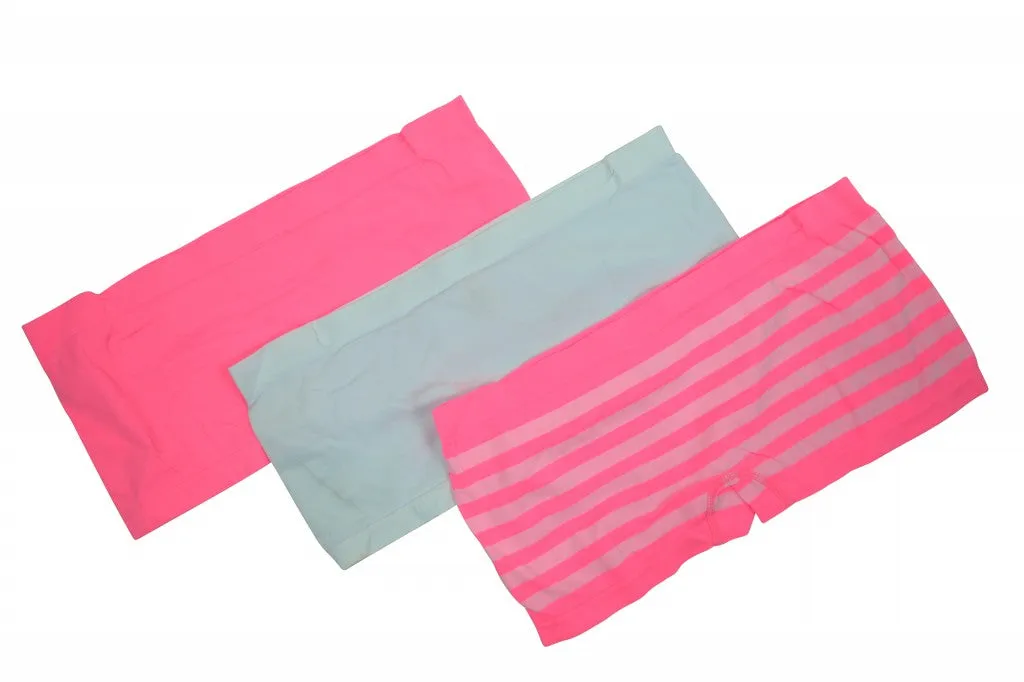 3pk Smooth Slinky Boyshorts - Assorted