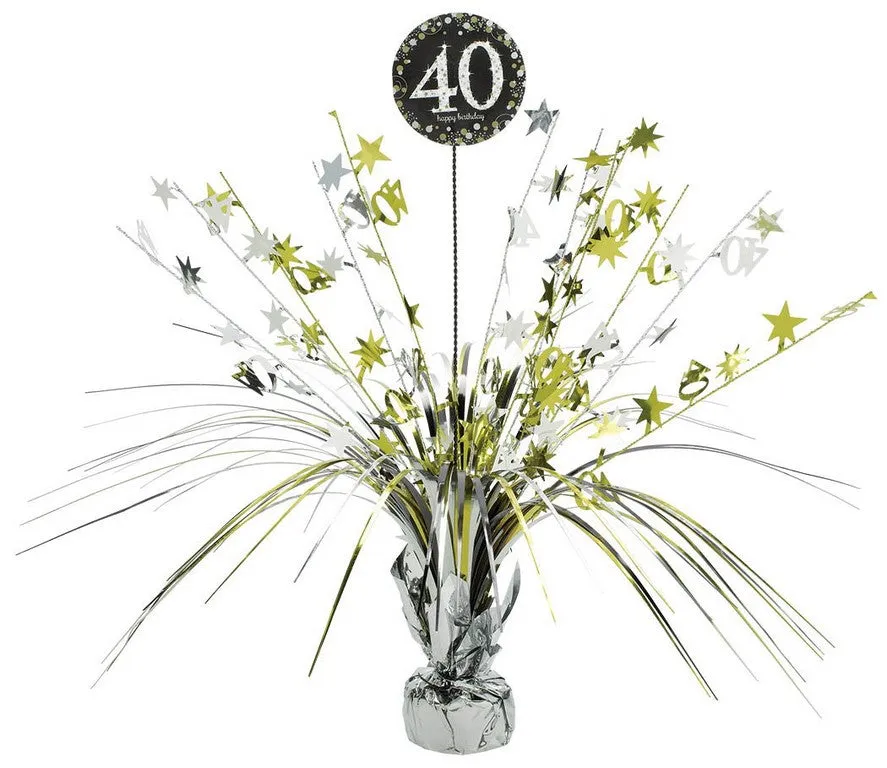 40th Sparkling Celebration Spray Centrepiece