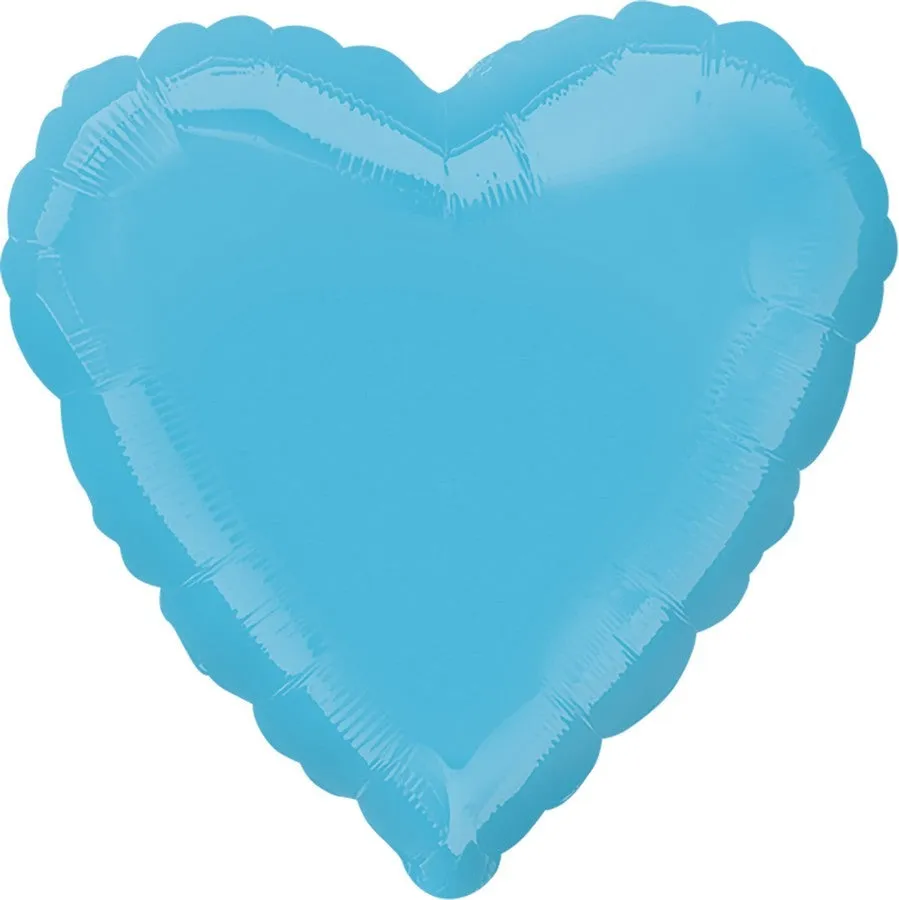 45cm Standard Heart HX Caribbean Blue S15