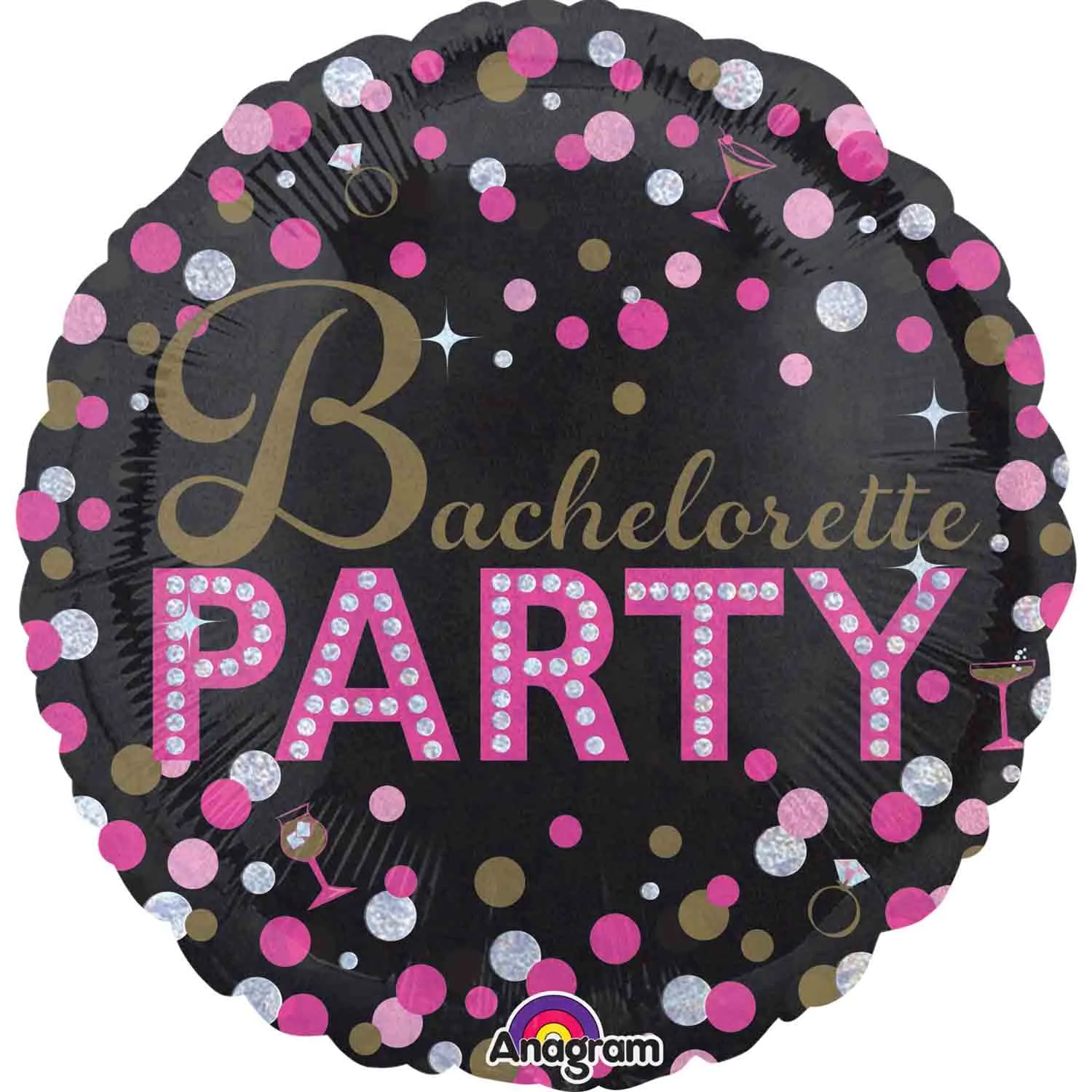 45cm Standard Holographic Bachelorette Party S55