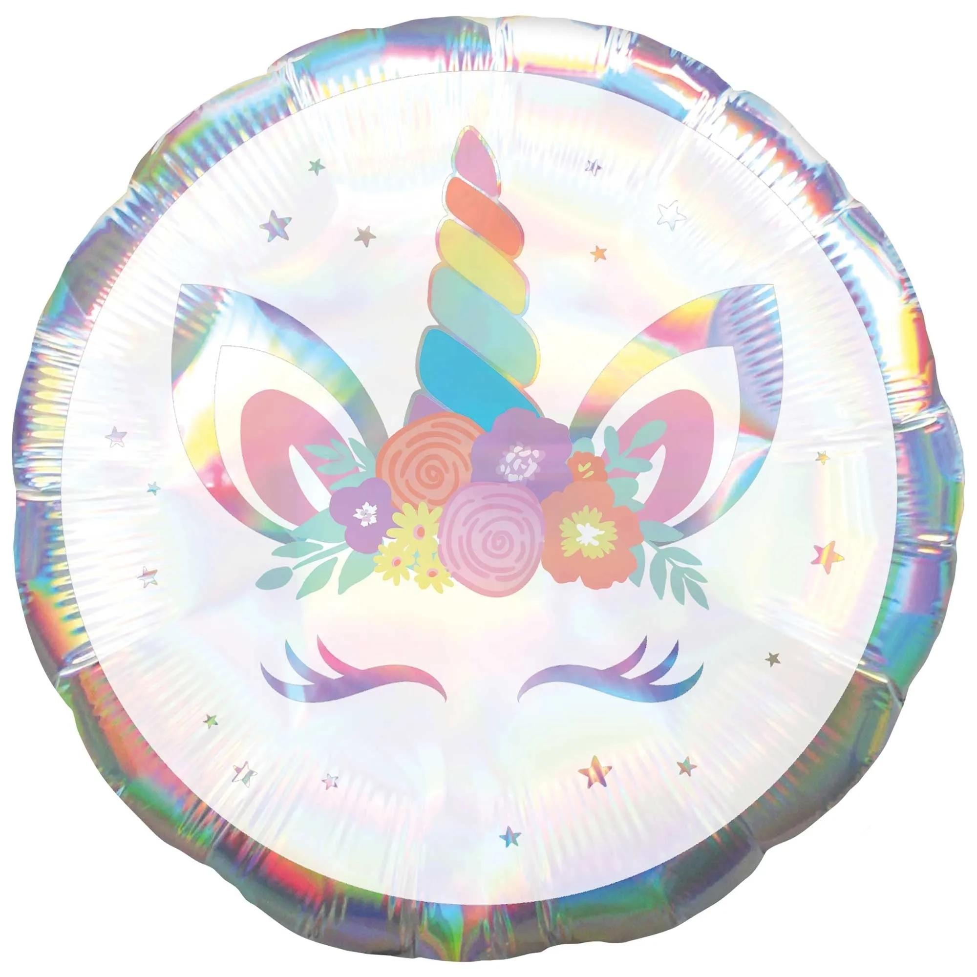 45cm Standard Holographic Unicorn Party Iridescent S55