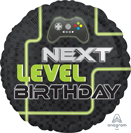 45cm Standard HX Level Up Next Level Birthday S40