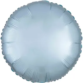 45cm Standard HX Satin Luxe Pastel Blue Circle S18