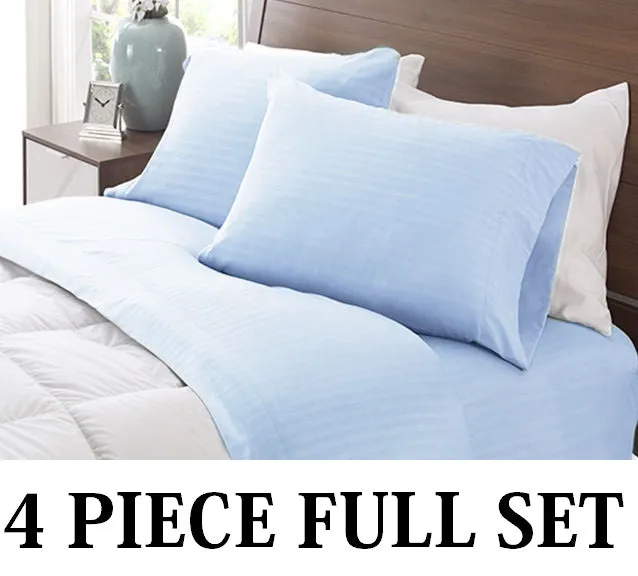 6 Sets of Full Size 4Piece Bedsheet Set