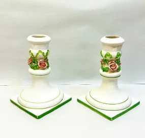 60s Italian vintage candlesticks.