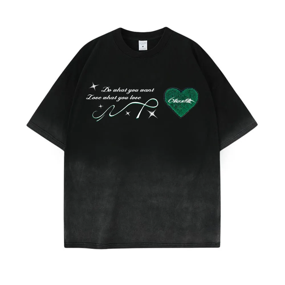 6Kull | Star Plan Heart Washed T-Shirt