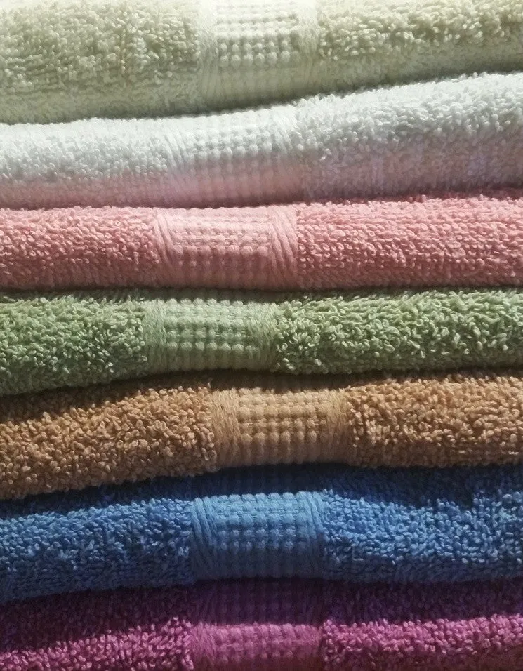 7 pack Bath Towels - Assorted Colors