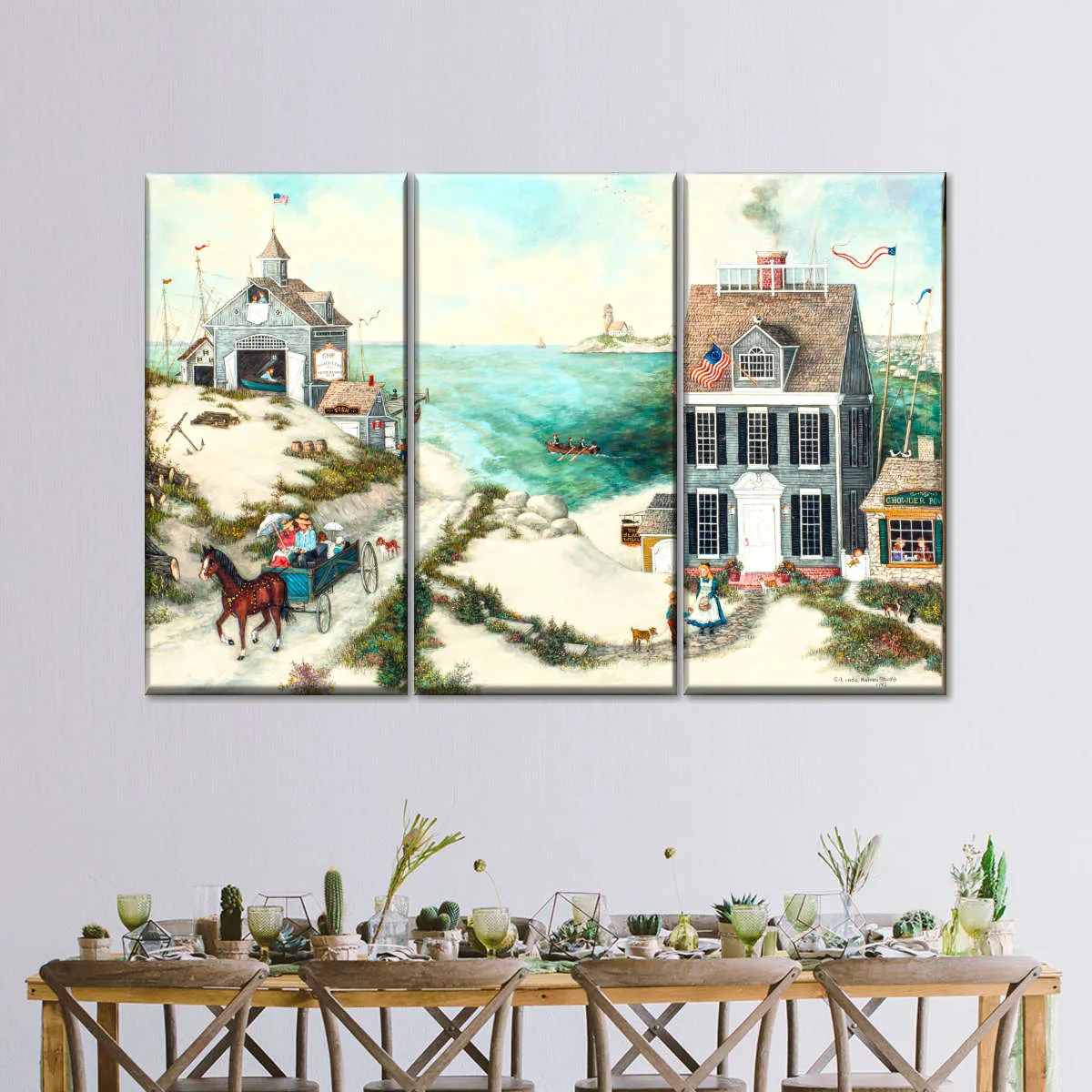 A Day At The Shore Wall Art