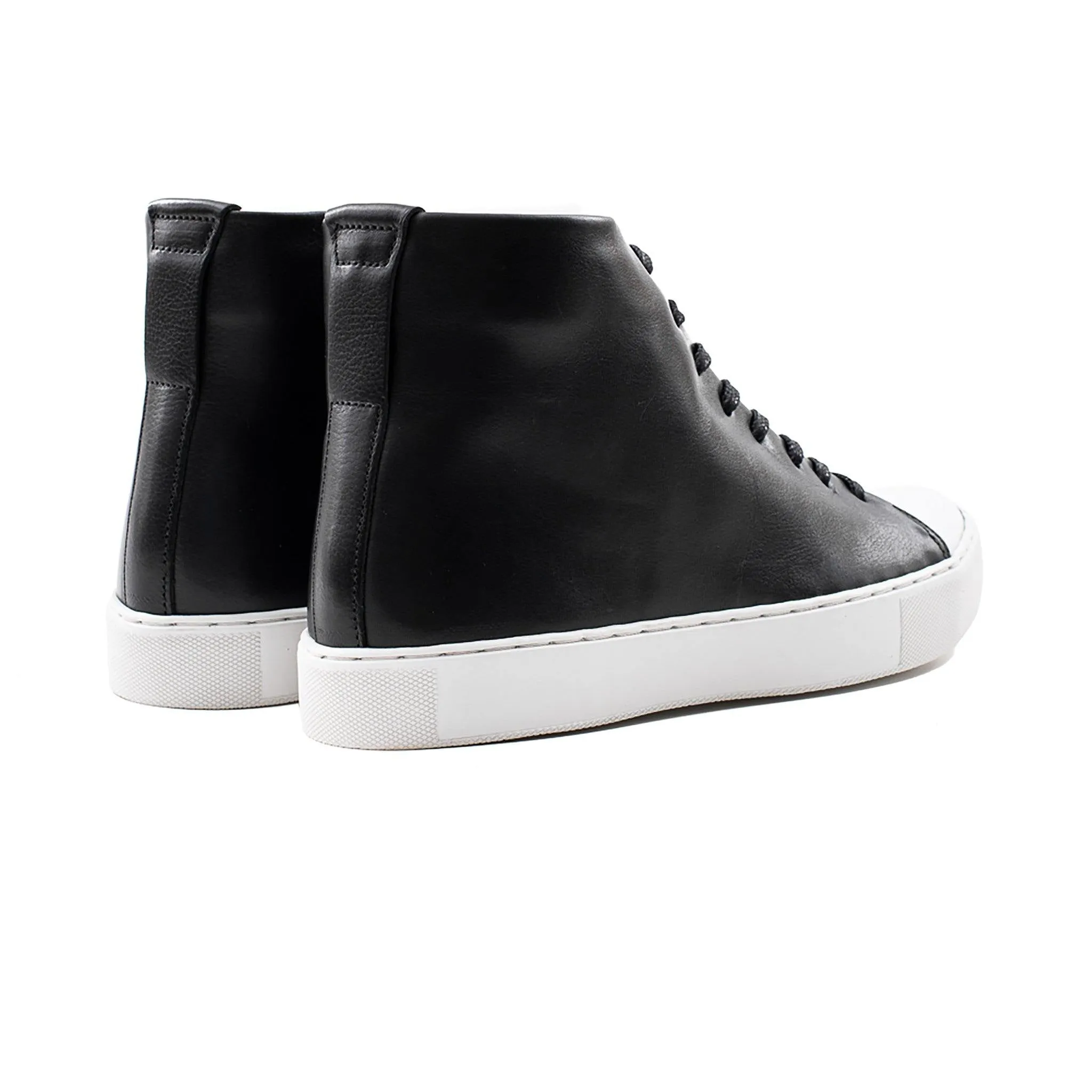 Abington Hi Toe Cap - Black Calf