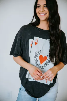 Ace of Hearts Graphic Tee