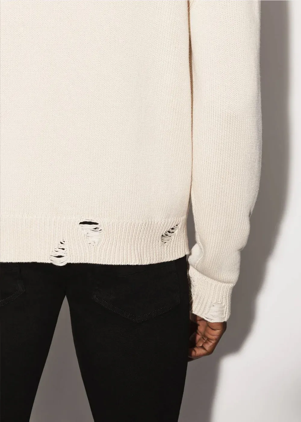 Alabaster Eyelash Logo Sweater