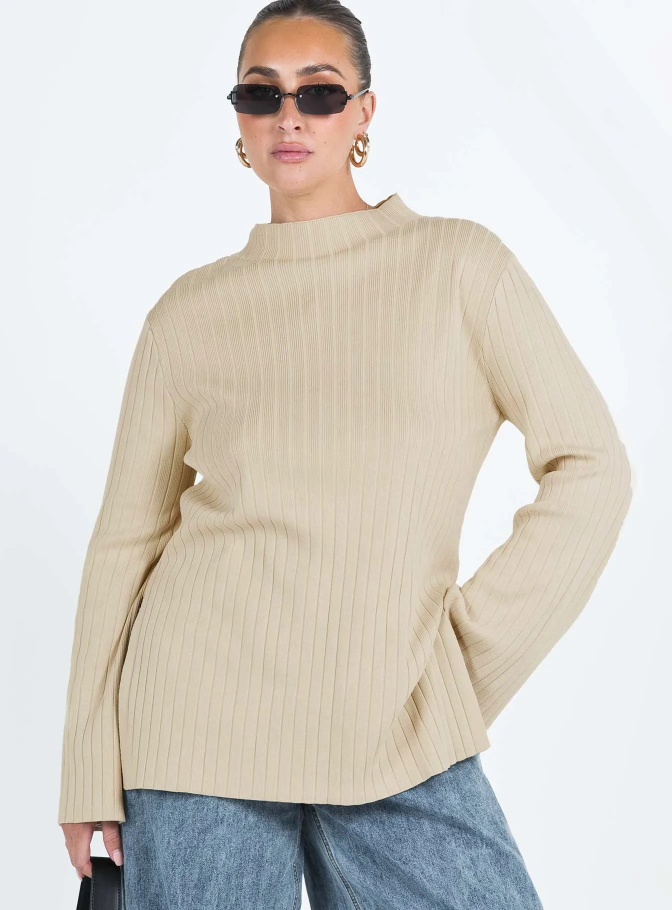 Allen Ribbed Sweater Cream