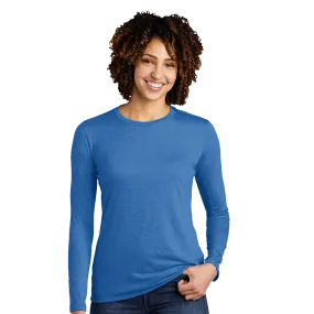 Allmade Women's Tri-Blend Long Sleeve Crewneck Shirt