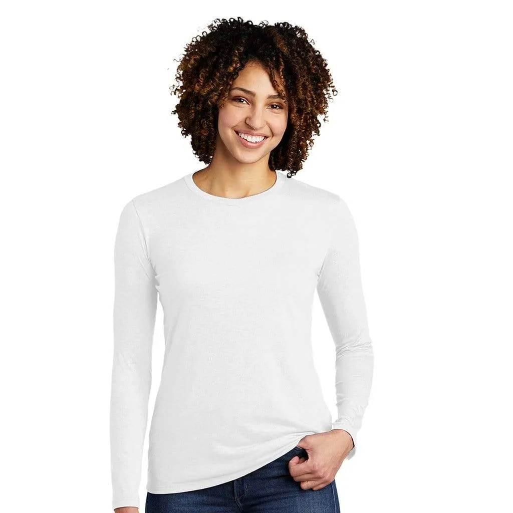 Allmade Women's Tri-Blend Long Sleeve Crewneck Shirt