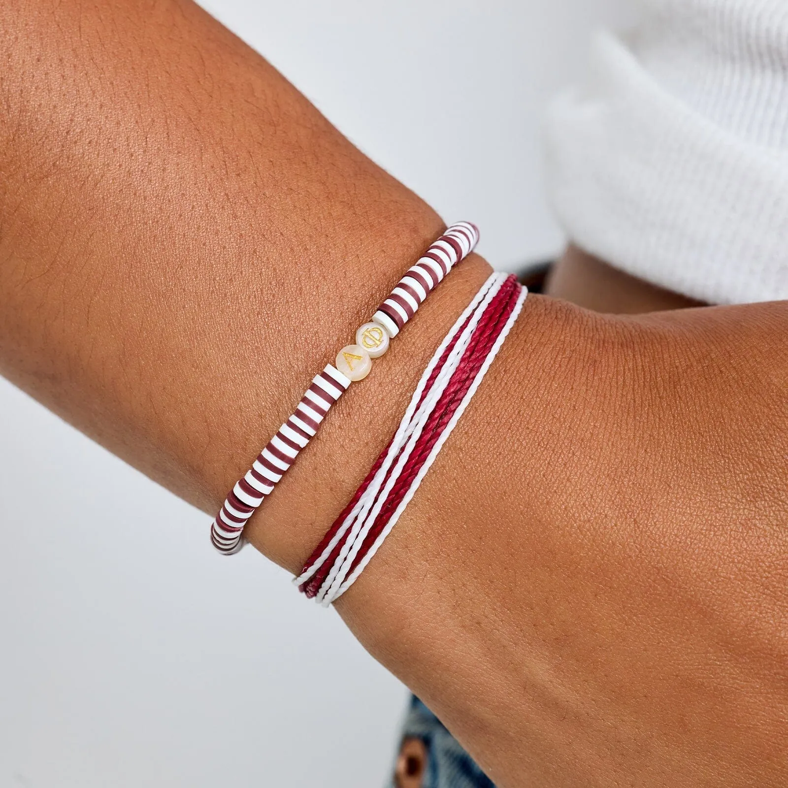 Alpha Phi Bracelet Set of 2