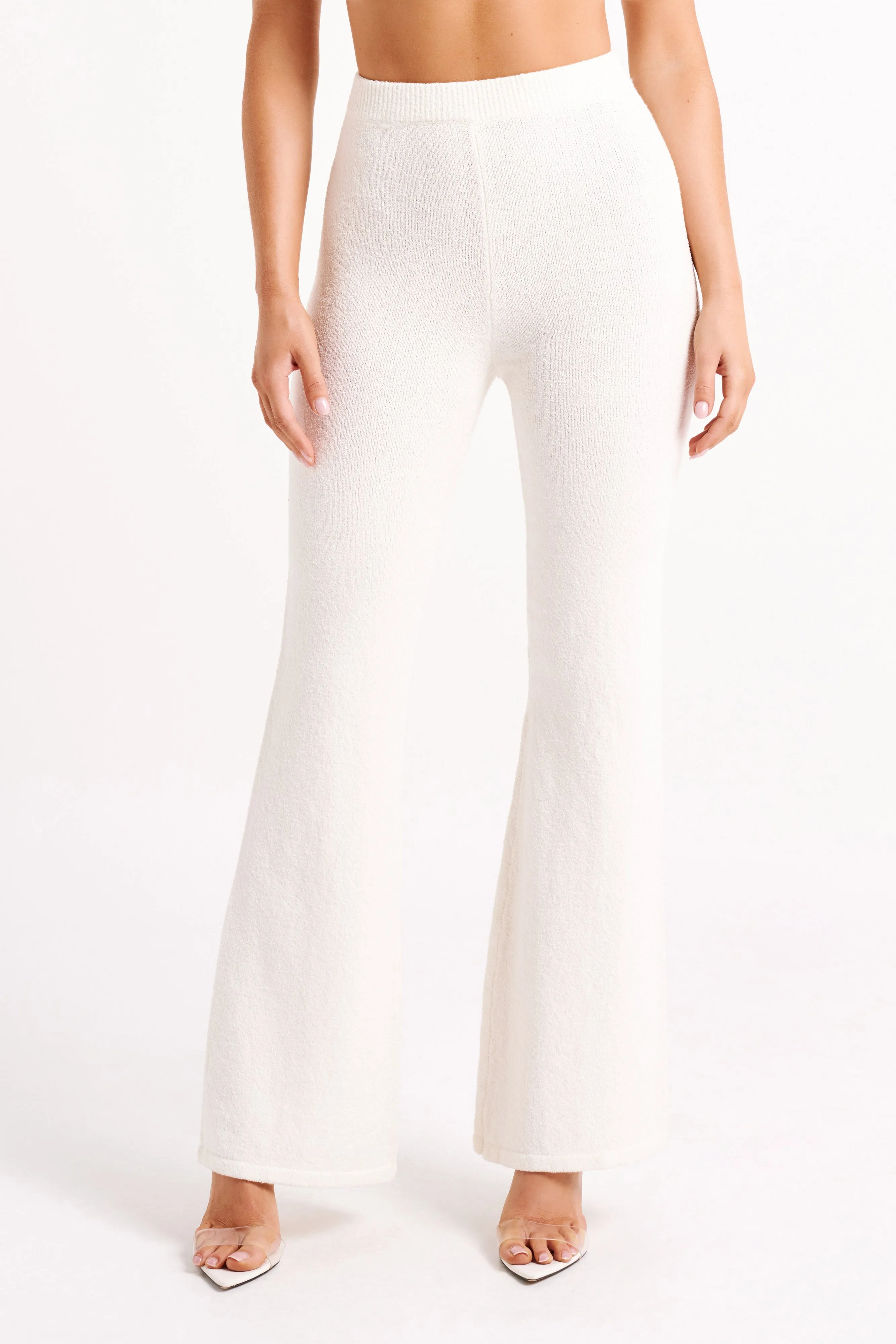 Angelina Knit Pants - Ivory