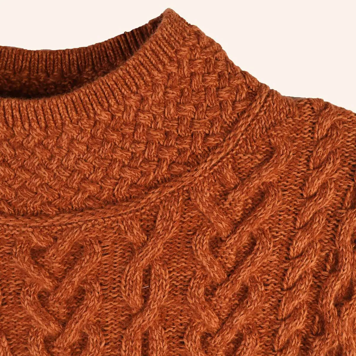 Anjou Knit Jumper in Cinnamon by Meadows