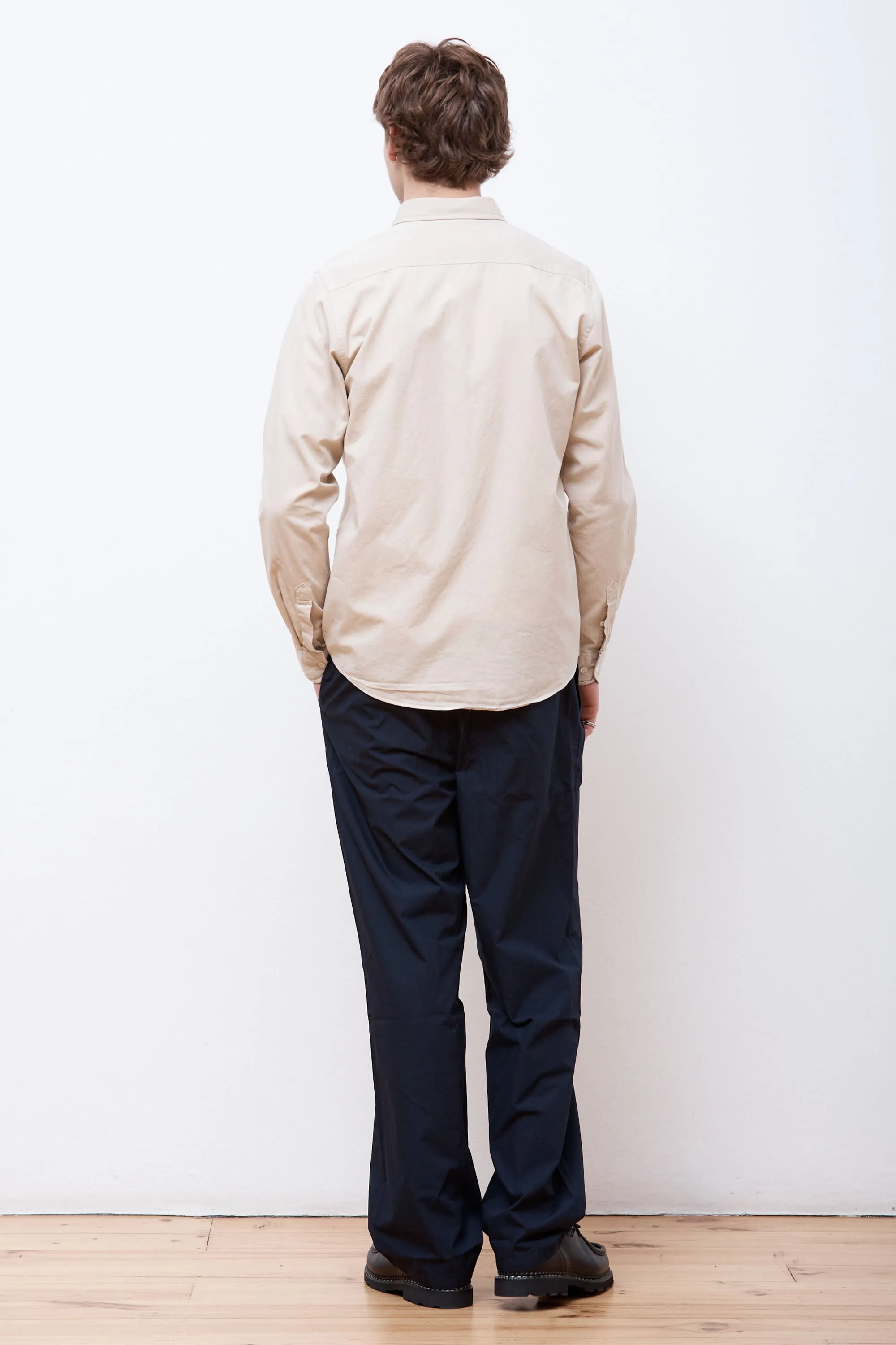 Anton Light Twill Shirt Oatmeal