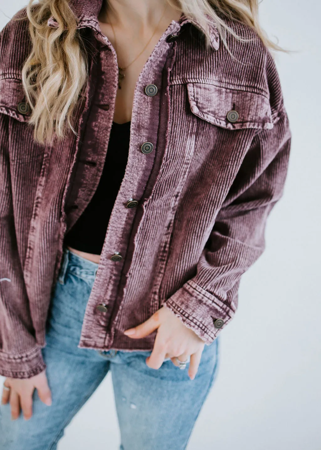 At Your Best Corduroy Jacket FINAL SALE