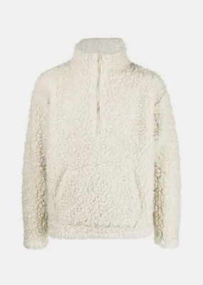 Beige Gradient Vintage Fleece Sweater