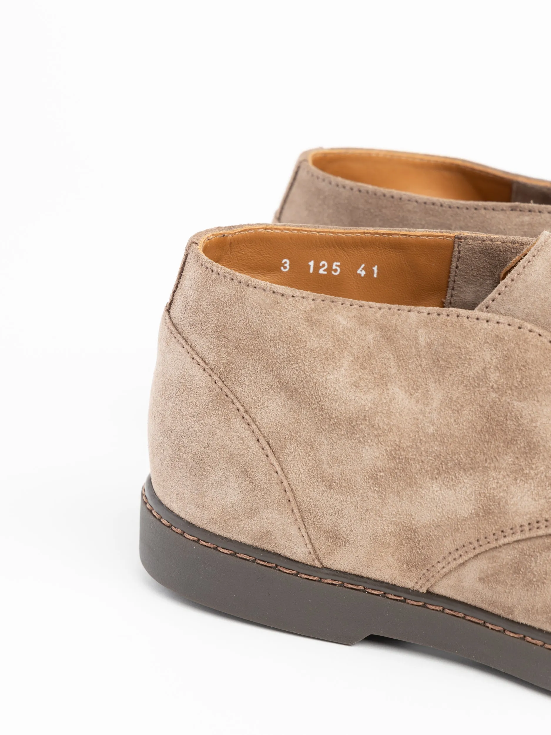 Beige Suede Chukka Ankle Boot