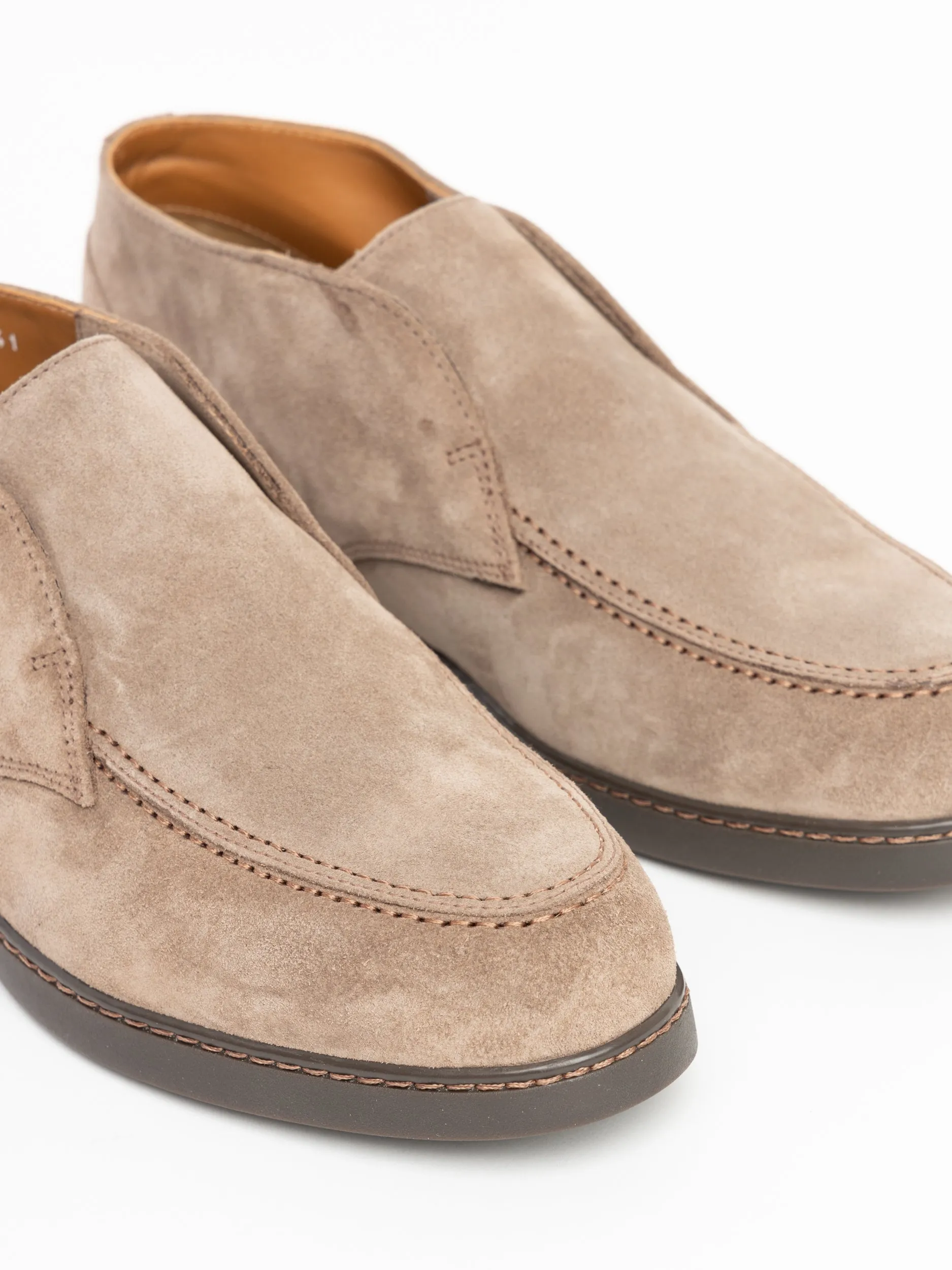 Beige Suede Chukka Ankle Boot