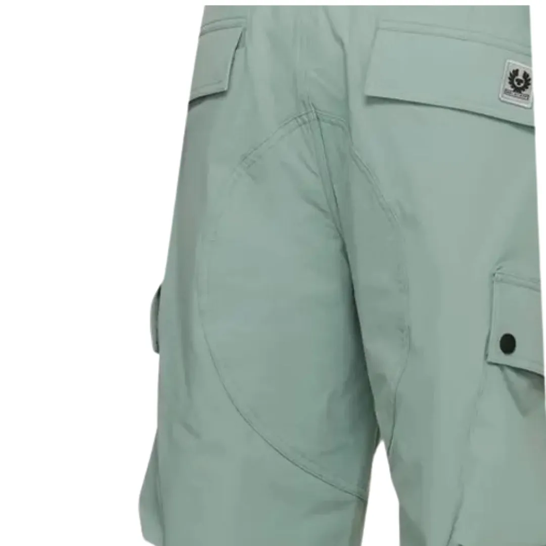 Belstaff Techmaster Steel Green Cargo Trousers