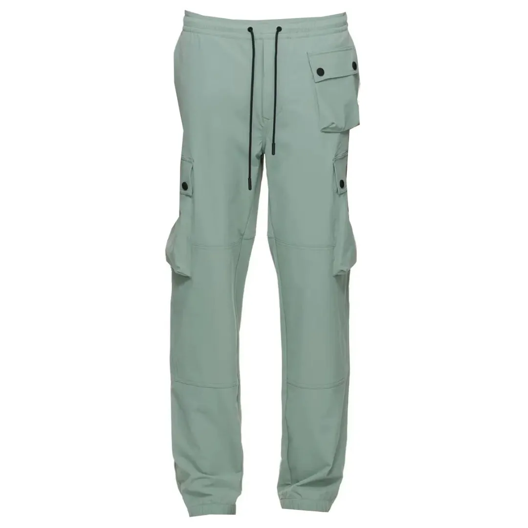 Belstaff Techmaster Steel Green Cargo Trousers