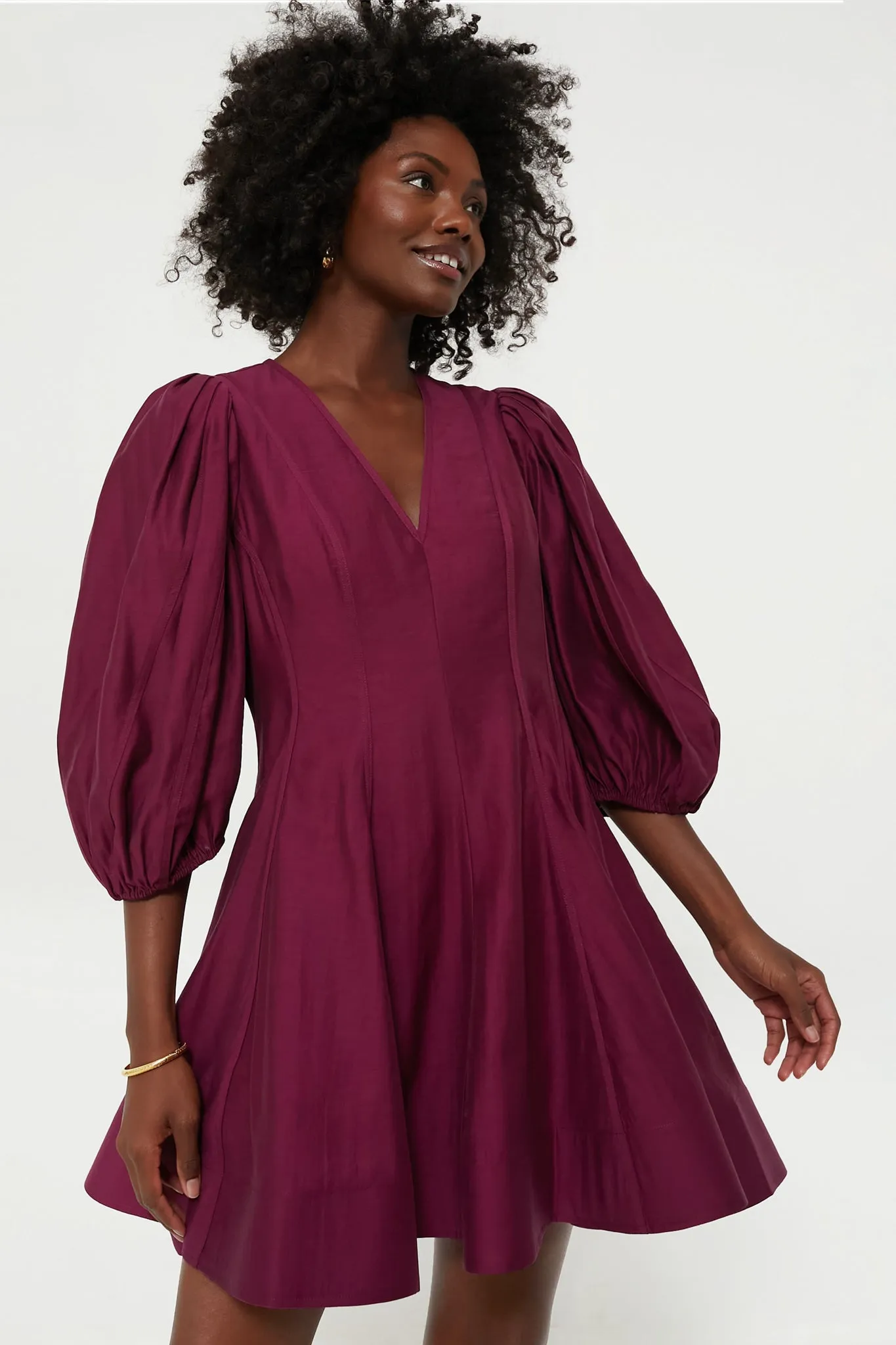 Berry Loraine Mini Dress