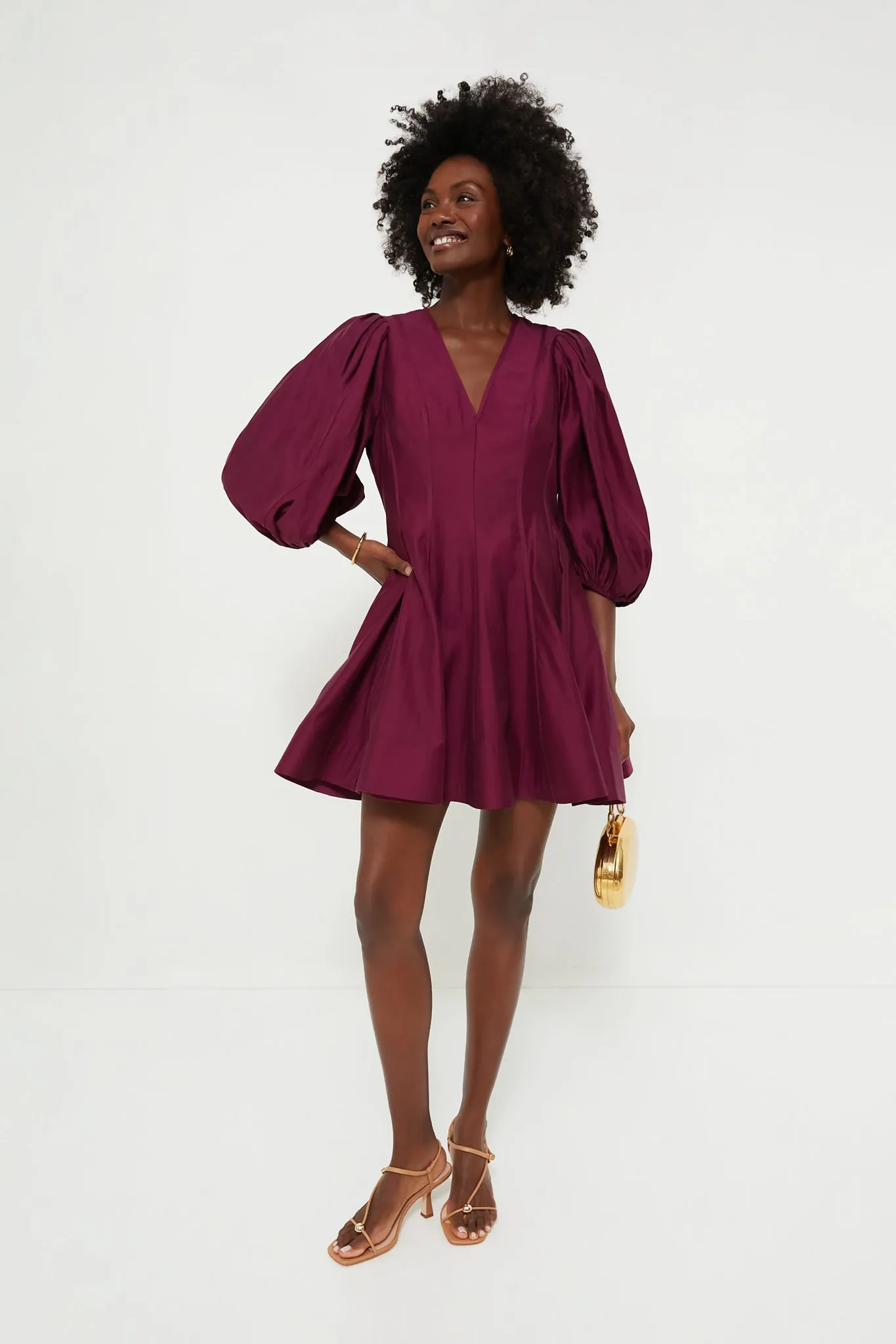 Berry Loraine Mini Dress