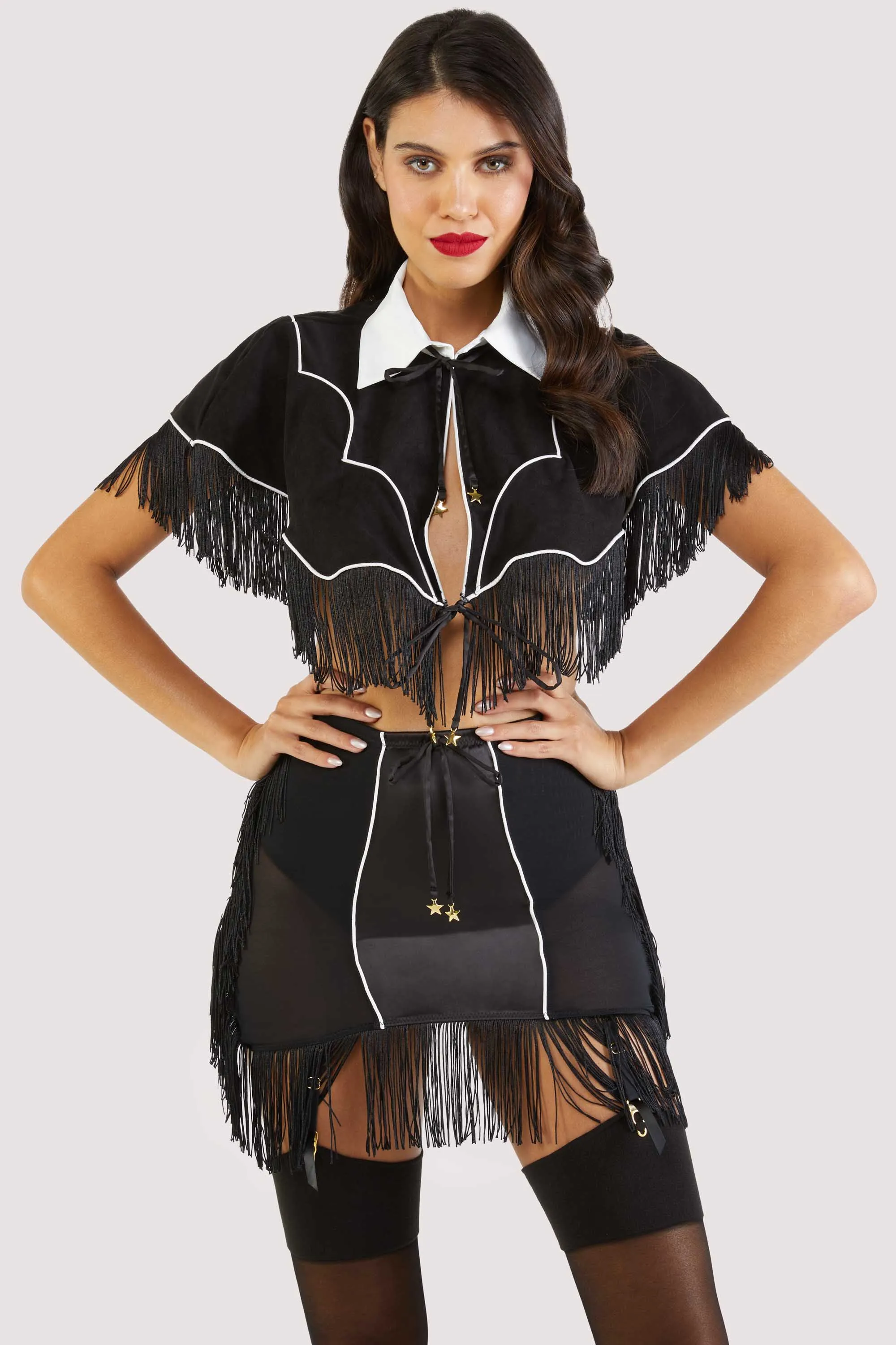 Billie Western Cowboy Fringe Cape