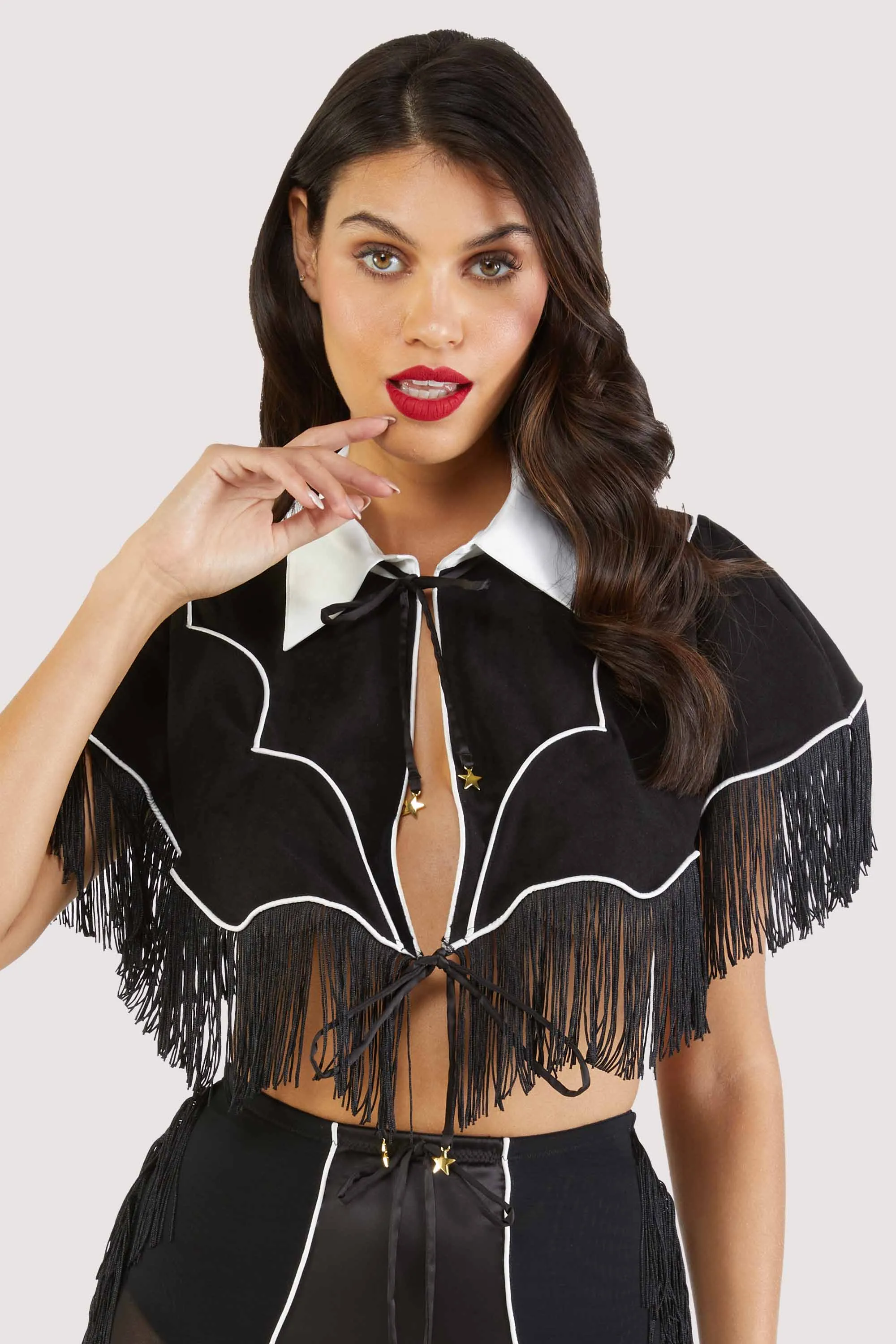 Billie Western Cowboy Fringe Cape