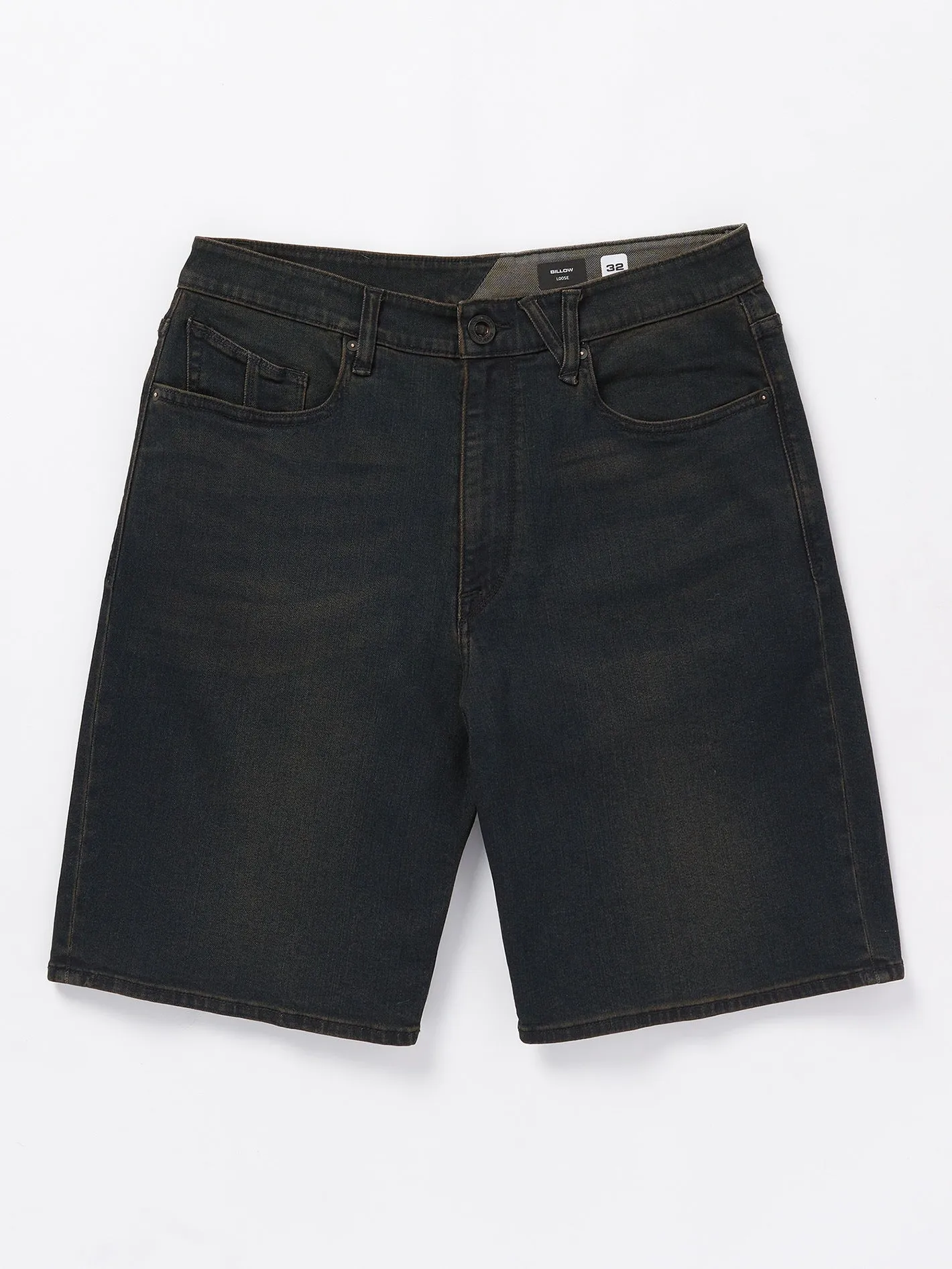 Billow Denim Shorts - Dirt Track