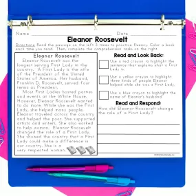 Biography Text Evidence Reading Passages | Printable Classroom Resource | Miss DeCarbo