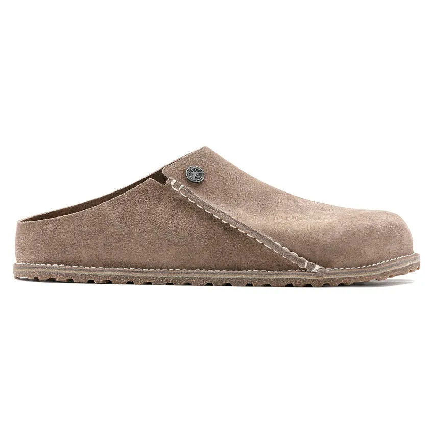 Birkenstock Zermatt Gray Taupe Suede Narrow Women's