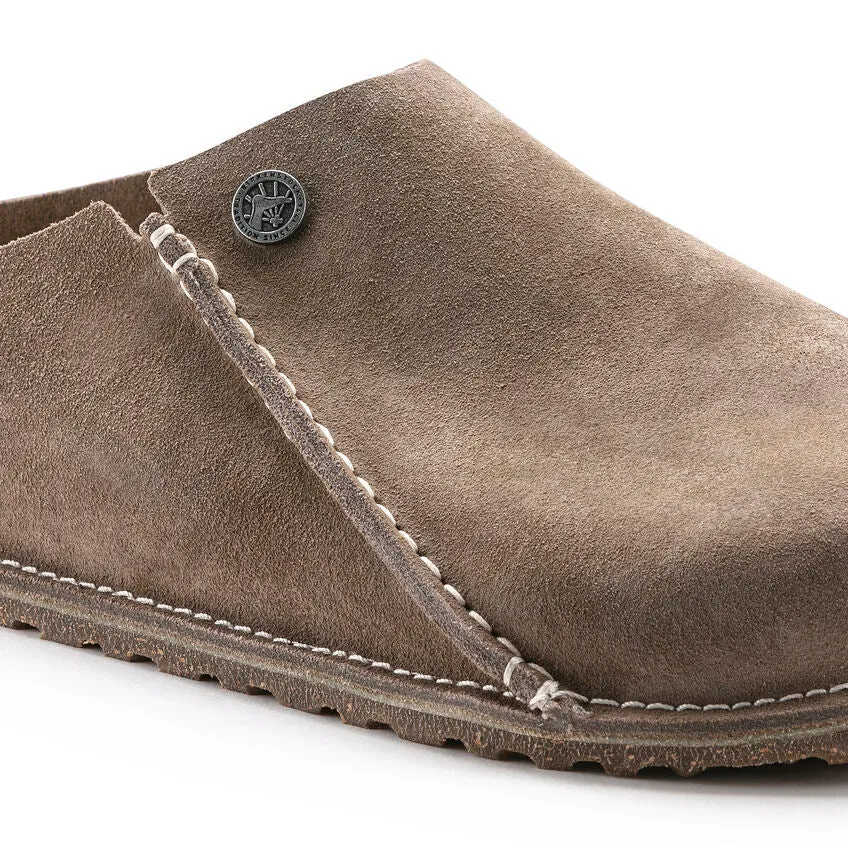 Birkenstock Zermatt Gray Taupe Suede Narrow Women's