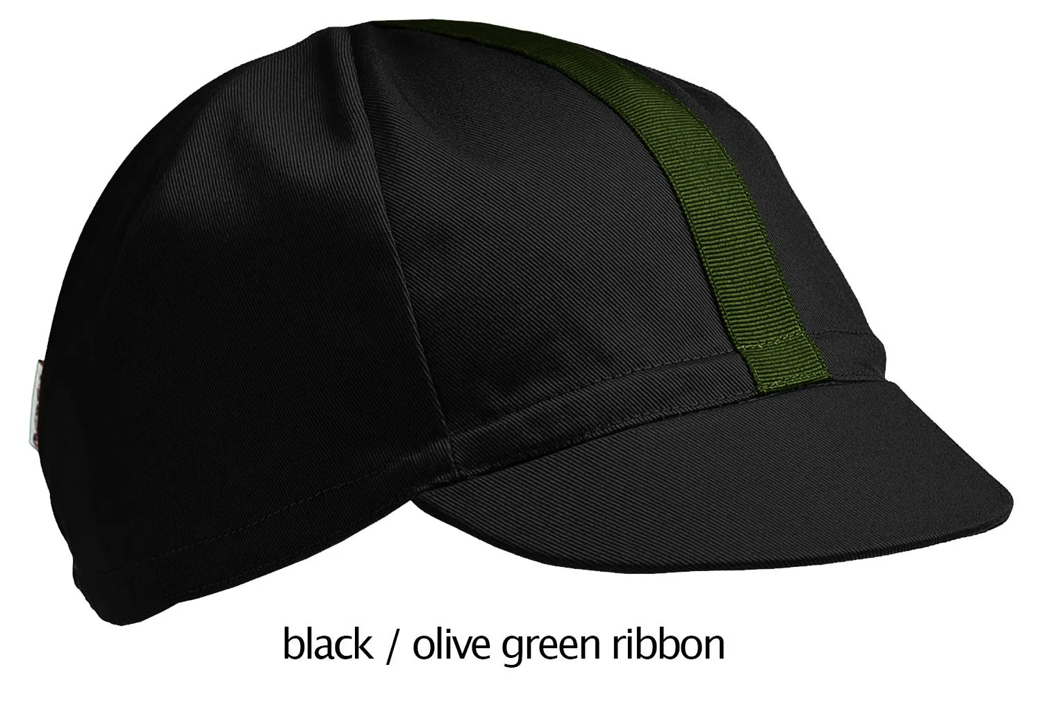 black 4-PANEL cotton CAP