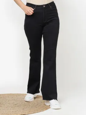 Black Flared Jeans for Women