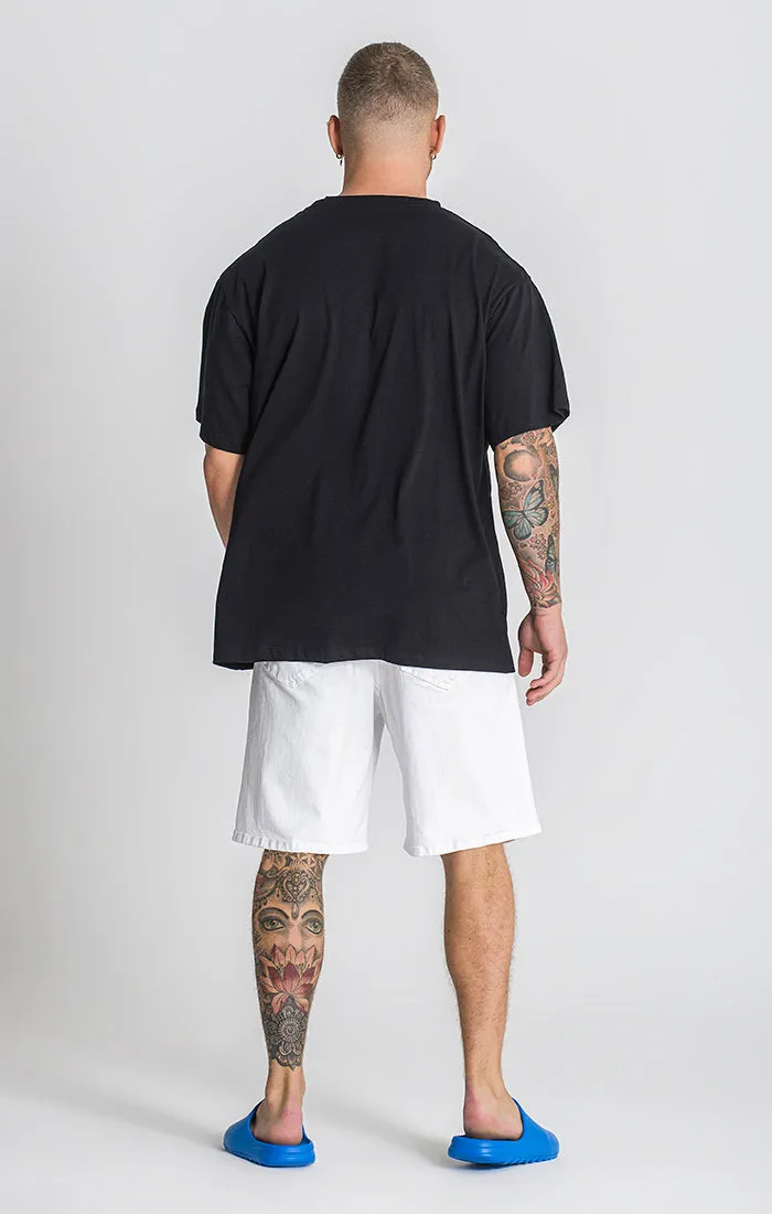 Black IDGAF Oversized Tee