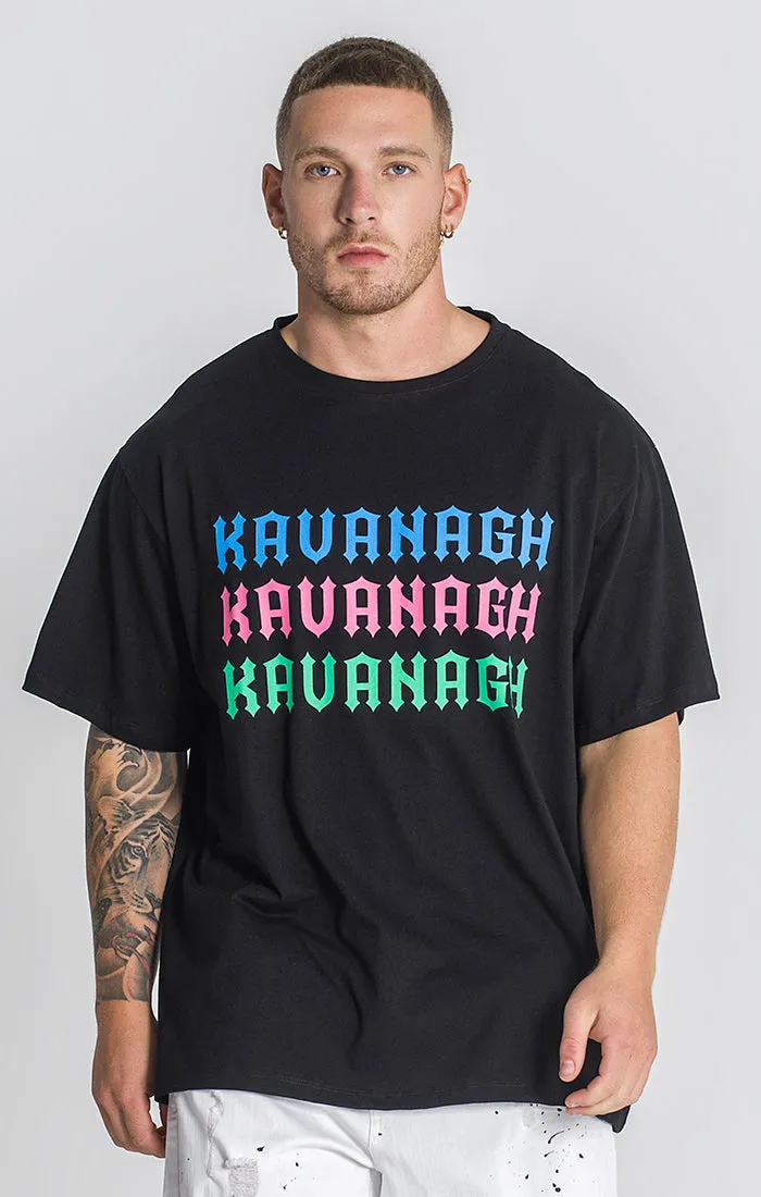 Black IDGAF Oversized Tee