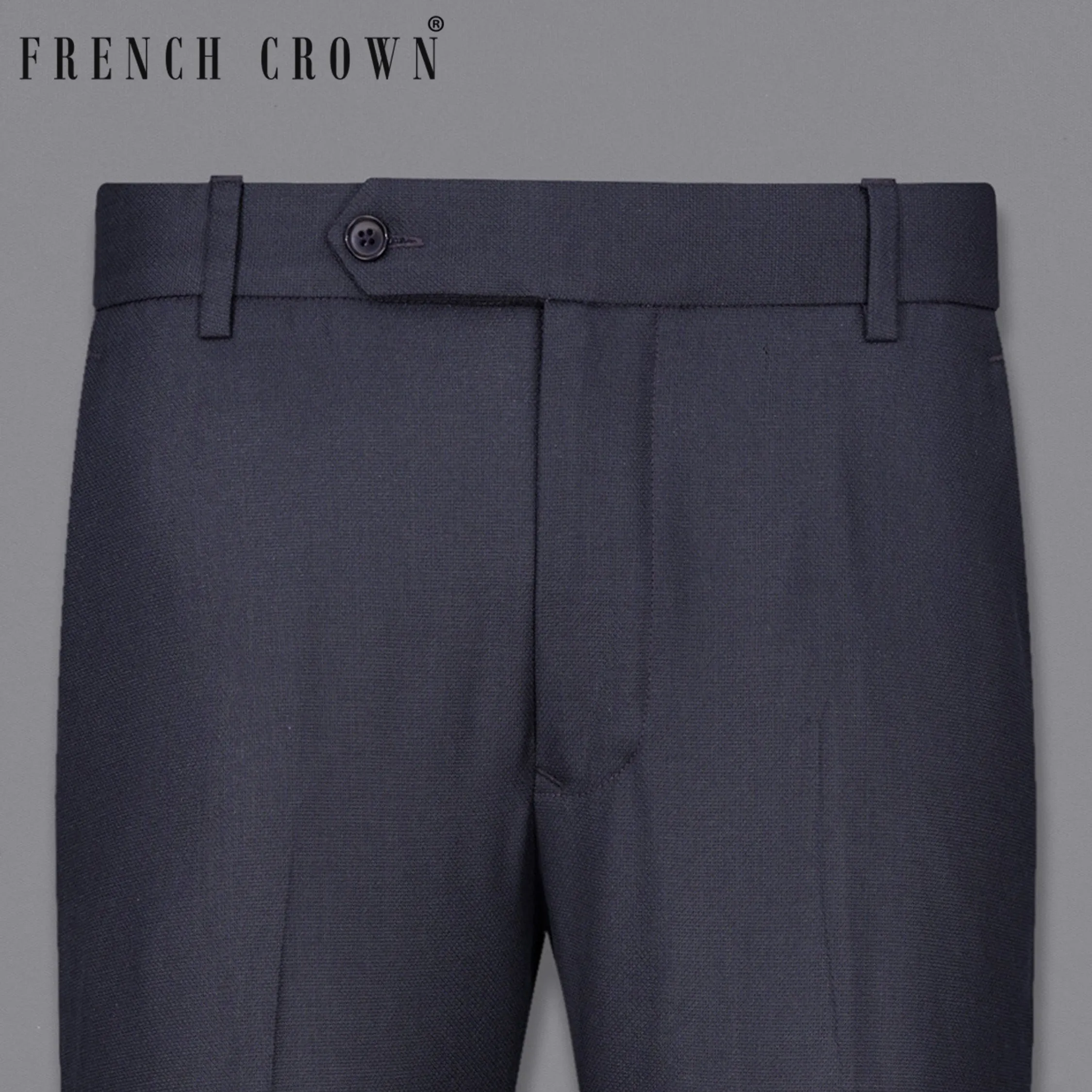 Bleached Cedar Navy Blue Pant