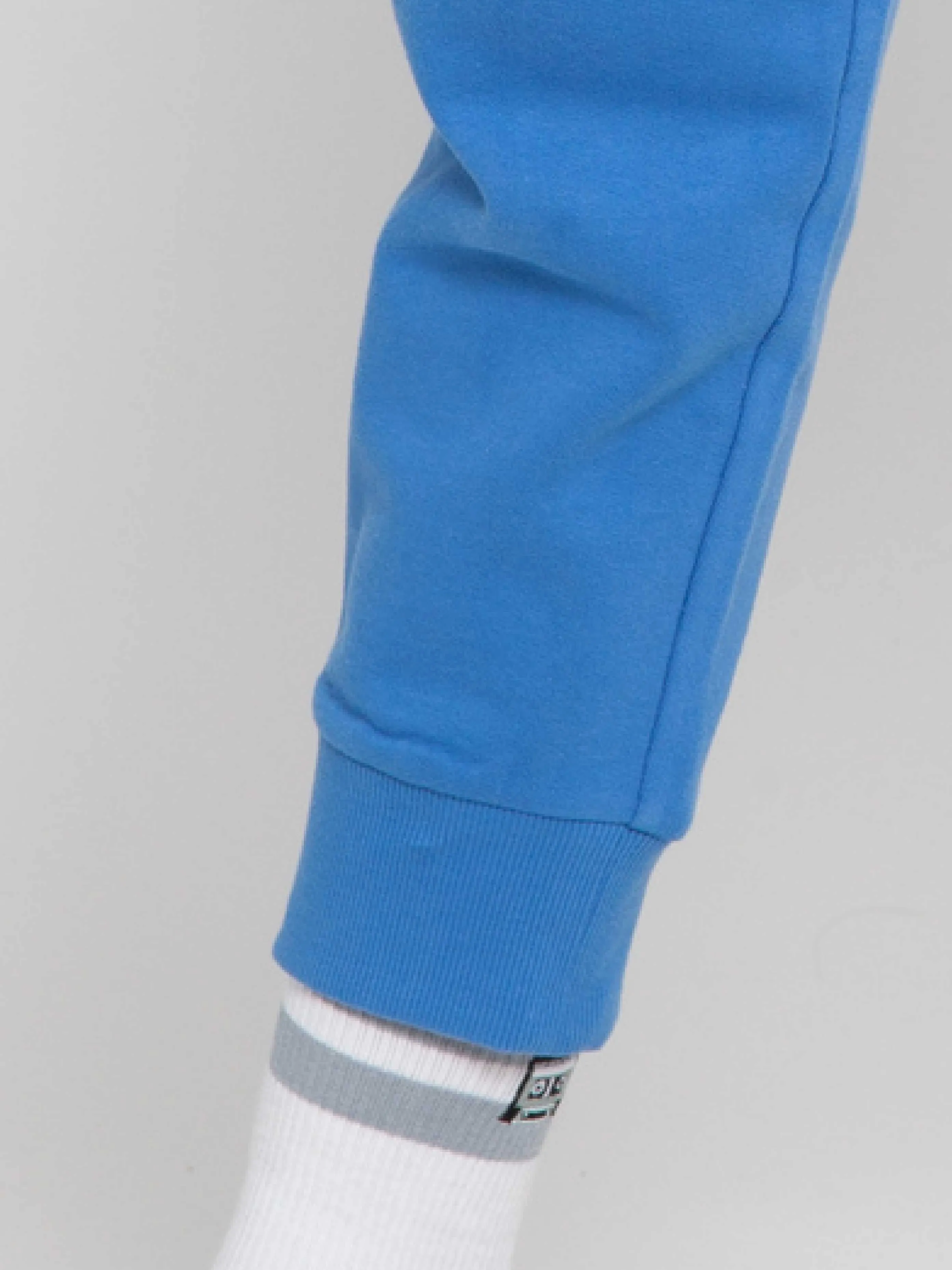 Blue cargo joggers