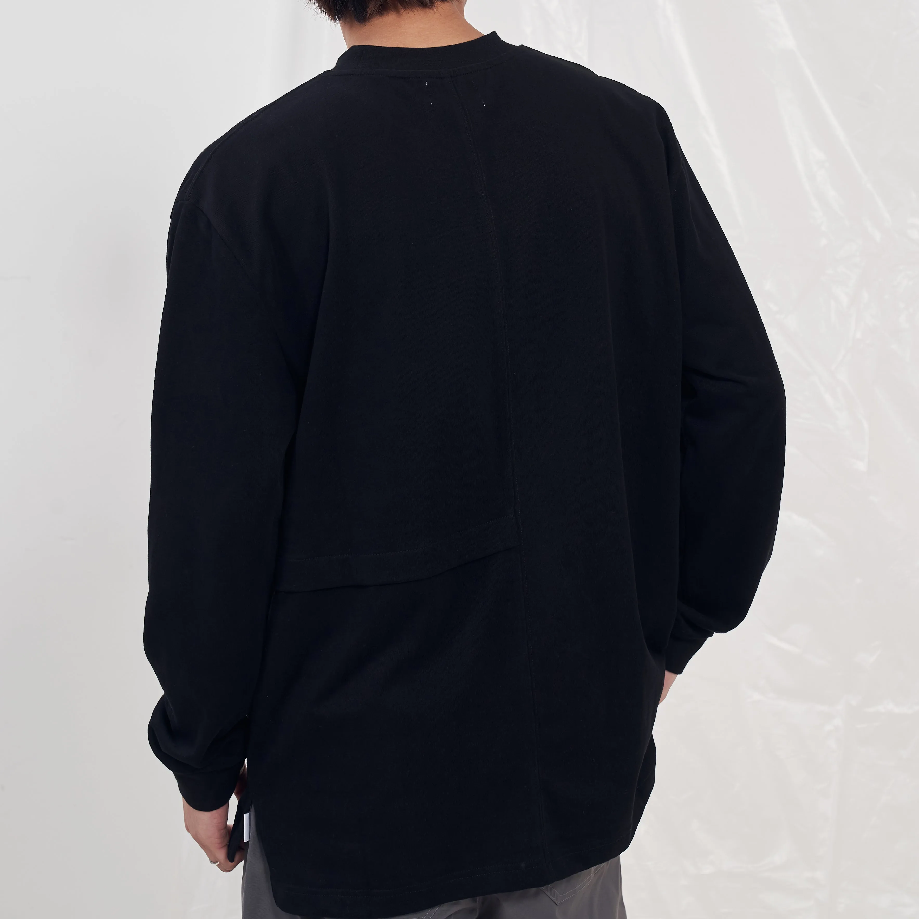 Boysnextdoor Mock Neck LS Tshirt Black