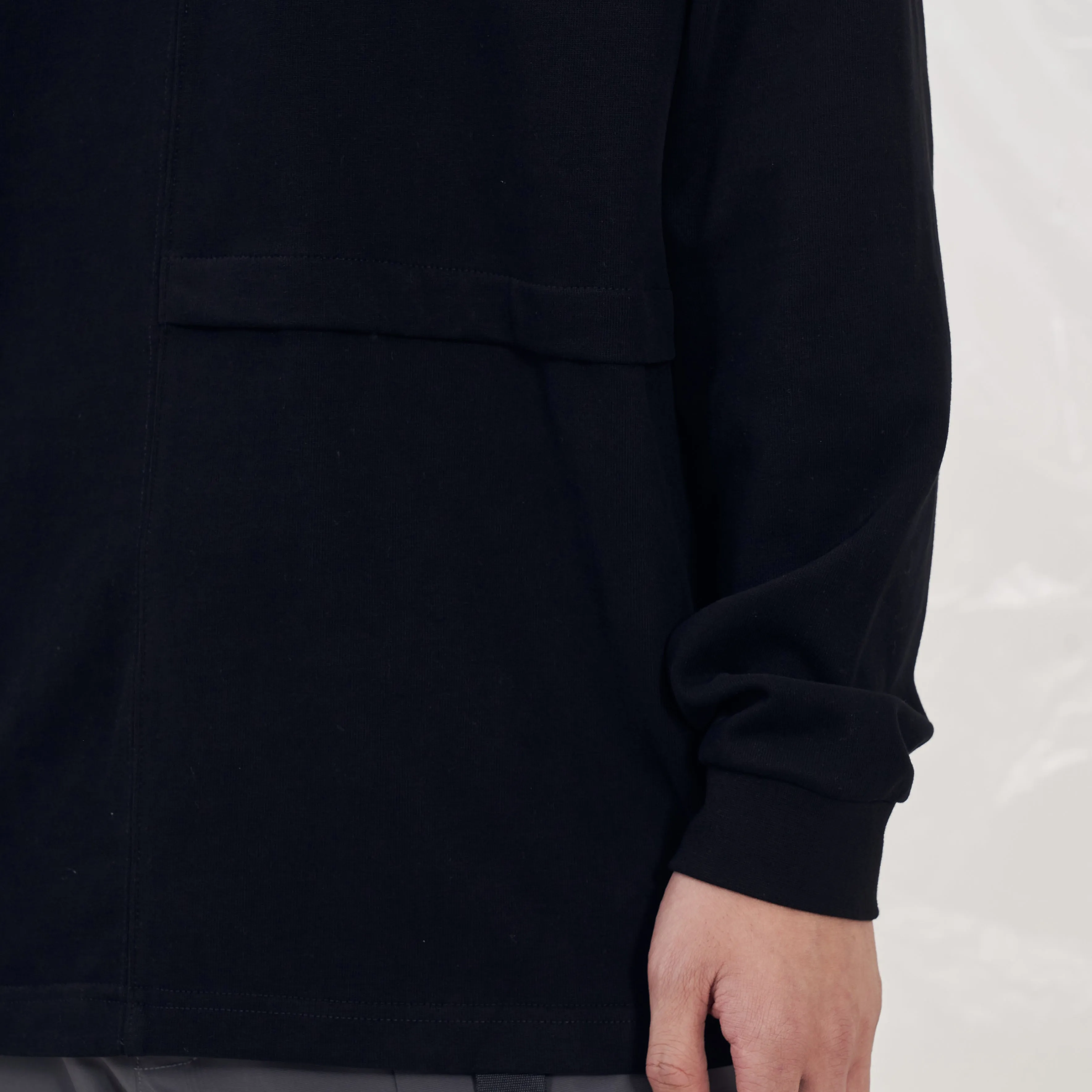 Boysnextdoor Mock Neck LS Tshirt Black