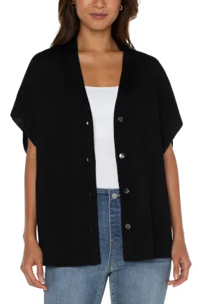 Button Front Dolman Sweater