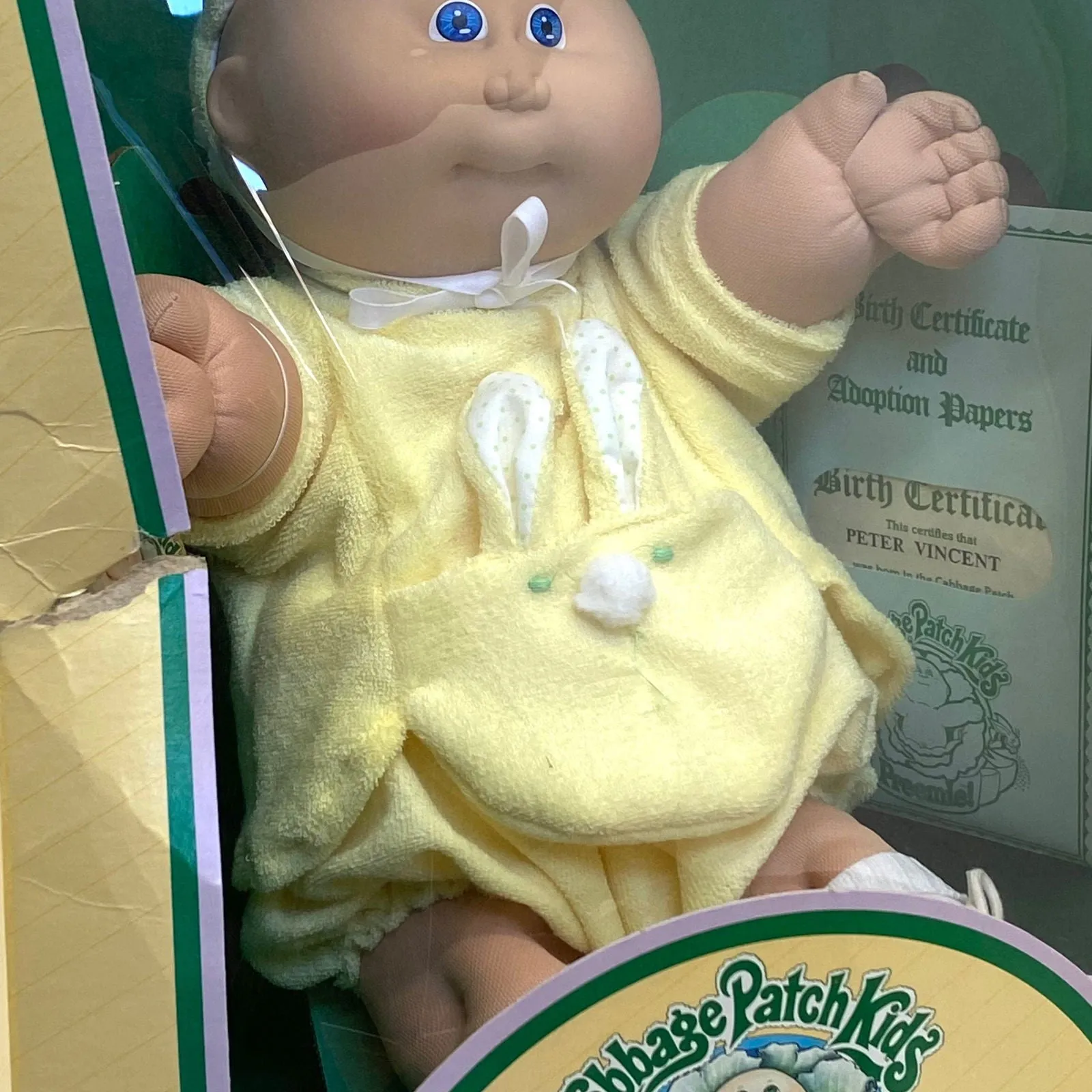 Cabbage Patch Kids | Preemie! Boy Doll "Peter Vincent" 1984 | Vintage in Original Box