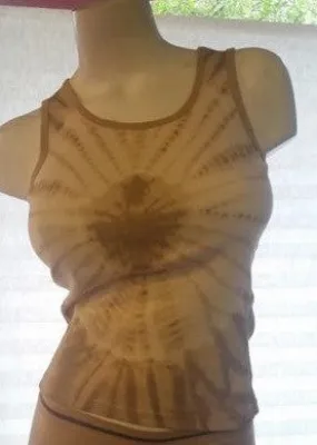 Caramel Tye-Dye Tank Top